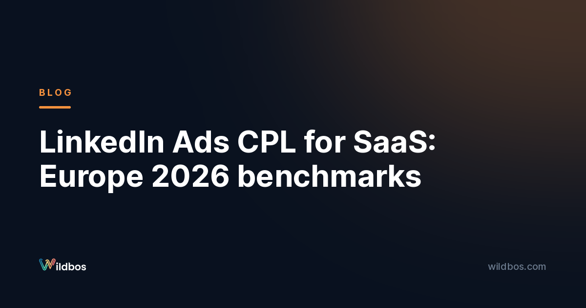 LinkedIn Ads CPL for SaaS: Europe 2026 benchmarks