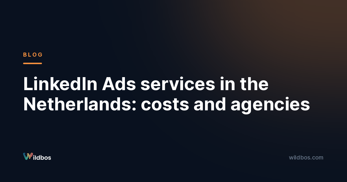LinkedIn Ads services in the Netherlands: costs and agencies